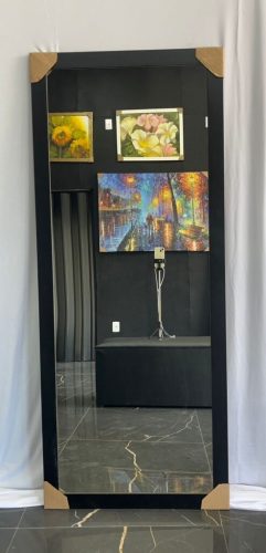espelho 172 x 72 preto